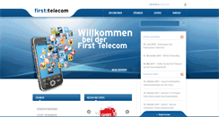 Desktop Screenshot of first-telecom.de